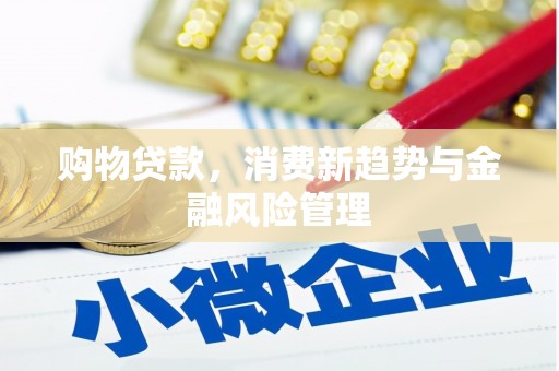 祁县购物贷款，消费新趋势与金融风险管理