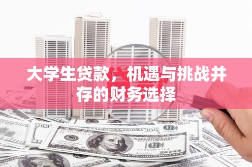 玉树大学生贷款，机遇与挑战并存的财务选择