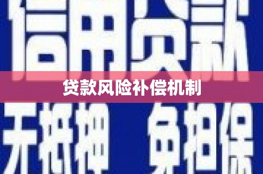 弋江贷款风险补偿机制