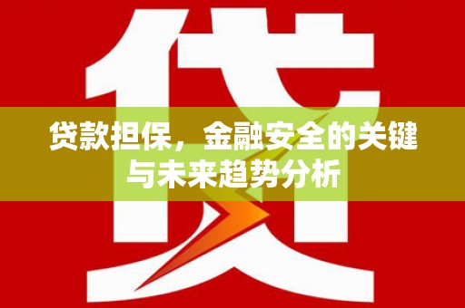 阿图什贷款担保，金融安全的关键与未来趋势分析