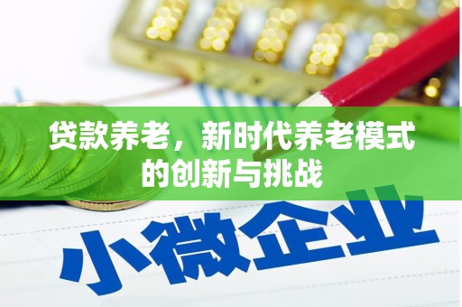 金昌贷款养老，新时代养老模式的创新与挑战