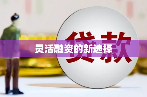 久治灵活融资的新选择